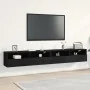 Gabinetes de Pared para TV 2 pcs Negro Roble 100x30x30 cm Madera Elaborada | Foro24.es | Tu tienda online para hogar, jardín y más Foro24.es