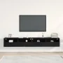 Gabinetes de Pared para TV 2 pcs Negro Roble 100x30x30 cm Madera Elaborada | Foro24.es | Tu tienda online para hogar, jardín y más Foro24.es