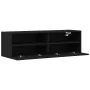 Gabinetes de Pared para TV 2 pcs Negro Roble 100x30x30 cm Madera Elaborada | Foro24.es | Tu tienda online para hogar, jardín y más Foro24.es