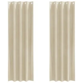 Comprar Cortinas Blackout con ojales 2 pcs Crema