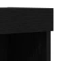 Mueble de TV de pared con luces LED Roble negro 80x30x30 cm | Foro24.es | Tu tienda online para hogar, jardín y más Foro24.es