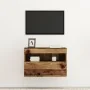 Mueble de TV de pared con luces LED Madera vieja 60x30x40 cm | Foro24.es | Tu tienda online para hogar, jardín y más Foro24.es
