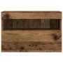 Mueble de TV de pared con luces LED Madera vieja 60x30x40 cm | Foro24.es | Tu tienda online para hogar, jardín y más Foro24.es
