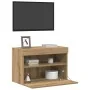 Gabinetes de TV con luces LED 2 pcs Roble artesanal 60x30x40 cm | Foro24.es | Tu tienda online para hogar, jardín y más Foro24.es