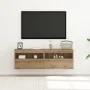 Gabinetes de TV con luces LED 2 pcs Roble artesanal 60x30x40 cm | Foro24.es | Tu tienda online para hogar, jardín y más Foro24.es