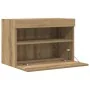 Gabinetes de TV con luces LED 2 pcs Roble artesanal 60x30x40 cm | Foro24.es | Tu tienda online para hogar, jardín y más Foro24.es