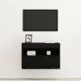 Mueble para TV con luces LED Negro Roble 60x30x40 cm | Foro24.es | Tu tienda online para hogar, jardín y más Foro24.es