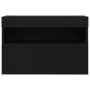 Gabinetes de pared para TV con luces LED 2 pcs Roble Negro 60x30x40 cm | Foro24.es | Tu tienda online para hogar, jardín y más Foro24.es