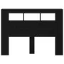 Cabecero LED Negro Roble 140x18,5x40 cm Madera elaborada by , Headboards and footboards - Ref: Foro24-862212, Price: 101,63 €...