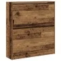 Armario para Zapatos con Cajón Abatible Madera Vieja 80x21x87,5 cm by , Shoe racks and shoe organizers - Ref: Foro24-862214, ...