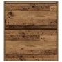 Armario para Zapatos con Cajón Abatible Madera Vieja 80x21x87,5 cm by , Shoe racks and shoe organizers - Ref: Foro24-862214, ...