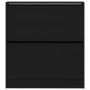 Zapatero con cajón flip Negro Roble 80x21x87,5 cm by , Shoe racks and shoe organizers - Ref: Foro24-862216, Price: 88,25 €, D...