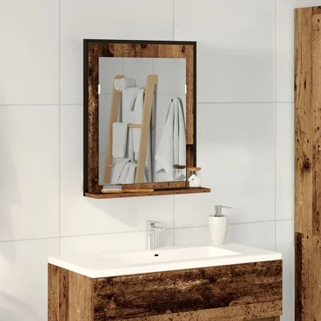 Espejo de baño madera envejecida 50x12x60 cm madera de ingeniería by , bathroom vanities - Ref: Foro24-862220, Price: 46,09 €...