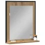 Espejo de baño Roble Artesanal 50x12x60 cm Madera elaborada by , bathroom vanities - Ref: Foro24-862221, Price: 43,11 €, Disc...