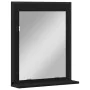 Espejo de baño Negro Roble 50x12x60 cm Madera elaborada von , Badezimmerwaschtische - Ref: Foro24-862222, Preis: 43,45 €, Rab...