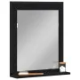 Espejo de baño Negro Roble 50x12x60 cm Madera elaborada von , Badezimmerwaschtische - Ref: Foro24-862222, Preis: 43,45 €, Rab...