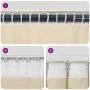 Cortinas Opacas con cinta en la parte superior, 2 piezas, Verde Oscuro, Terciopelo | Foro24.es | Tu tienda online para hogar, jardín y más Foro24.es