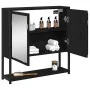 Espejo-Cabinet para Baño Roble Negro 60x16x60 cm Madera de ingeniería | Foro24.es | Tu tienda online para hogar, jardín y más Foro24.es