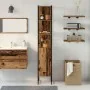 Armario de baño Madera Vieja 33x33x185,5 cm Madera de Ingeniería | Foro24.es | Tu tienda online para hogar, jardín y más Foro24.es