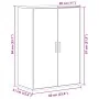 Aparador Roble Artesanal 60x31x84 cm Madera Elaborada | Foro24.es | Tu tienda online para hogar, jardín y más Foro24.es