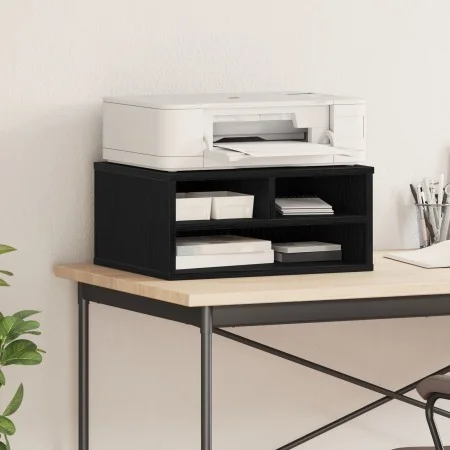 Soporte para Impresora Roble Negro 49x40x22,5 cm Madera Elaborada by , Printer supports - Ref: Foro24-862272, Price: 42,76 €,...
