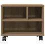 Soporte para impresora con ruedas Roble Artesano 41x32x33,5 cm | Foro24.es | Tu tienda online para hogar, jardín y más Foro24.es