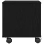 Soporte para impresora con ruedas roble negro 41x32x34.5 cm | Foro24.es | Tu tienda online para hogar, jardín y más Foro24.es