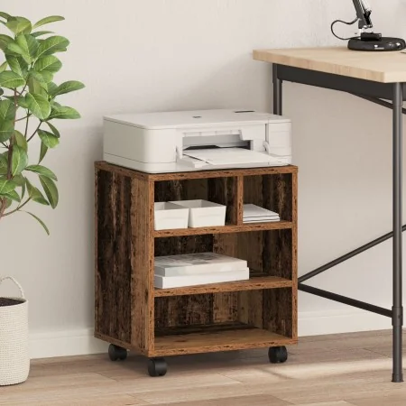 Soporte para Impresora con Ruedas Madera Vieja 41x32x48 cm | Foro24.es | Tu tienda online para hogar, jardín y más Foro24.es