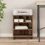 Soporte para Impresora con Ruedas Madera Vieja 41x32x48 cm | Foro24.es | Tu tienda online para hogar, jardín y más Foro24.es