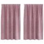 Cortinas Blackout con cinta en la parte superior 2 pcs de terciopelo rosa oscuro | Foro24.es | Tu tienda online para hogar, jardín y más Foro24.es