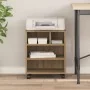 Soporte para Impresora con Ruedas Roble Artisan 41x32x48 cm von , Drucker unterstützt - Ref: Foro24-862280, Preis: 48,25 €, R...