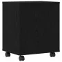 Soporte para Impresora con Ruedas Roble Artesanal 41x32x48 cm by , Printer supports - Ref: Foro24-862281, Price: 50,71 €, Dis...