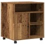 Soporte para Impresora con Ruedas de madera antigua 60x50x67 cm by , Printer supports - Ref: Foro24-862282, Price: 95,26 €, D...