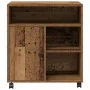 Soporte para Impresora con Ruedas de madera antigua 60x50x67 cm by , Printer supports - Ref: Foro24-862282, Price: 95,26 €, D...