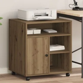 Comprar Soporte para impresora con ruedas Roble