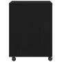 Soporte de impresora con ruedas de roble negro 60x50x67 cm by , Printer supports - Ref: Foro24-862284, Price: 100,51 €, Disco...