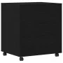 Soporte de impresora con ruedas de roble negro 60x50x67 cm by , Printer supports - Ref: Foro24-862284, Price: 100,51 €, Disco...