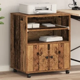 Comprar Carrito para Impresora con Ruedas Madera