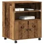 Carrito para Impresora con Ruedas Madera Vieja 60x48x74 cm | Foro24.es | Tu tienda online para hogar, jardín y más Foro24.es