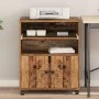 Carrito para Impresora con Ruedas Madera Vieja 60x48x74 cm | Foro24.es | Tu tienda online para hogar, jardín y más Foro24.es