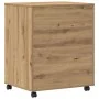 Soporte para impresora con ruedas Roble Artesanal 60x48x74 cm | Foro24.es | Tu tienda online para hogar, jardín y más Foro24.es