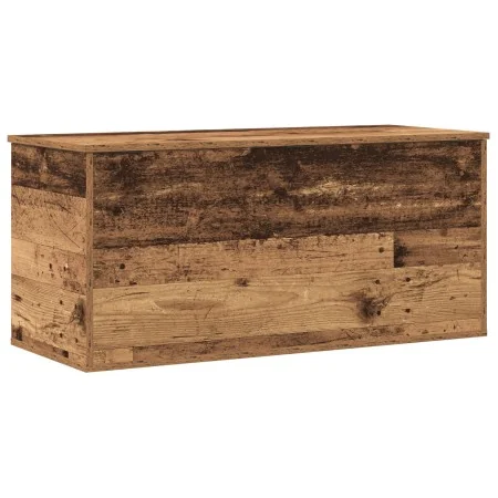 Caja de Almacenamiento con Tapa Madera Vieja 100x42x46 cm Madera Ingenierizada von , Aufbewahrungskisten - Ref: Foro24-862291...