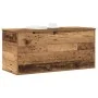 Caja de Almacenamiento con Tapa Madera Vieja 100x42x46 cm Madera Ingenierizada von , Aufbewahrungskisten - Ref: Foro24-862291...