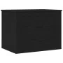 Caja de almacenamiento con tapa Madera negra 60x42x46 cm Madera de ingeniería von , Aufbewahrungskisten - Ref: Foro24-862290,...