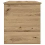 Caja de Almacenamiento con Tapa de Roble Artesanal 100x42x46 cm Madera Compensada by , Storage trunks - Ref: Foro24-862292, P...