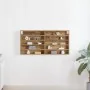 Armario de exhibición montado en la pared de en madera de roble artesanal | Foro24.es | Tu tienda online para hogar, jardín y más Foro24.es