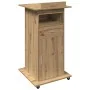 Podio de Conferencia con Ruedas de madera de roble artesanal | Foro24.es | Tu tienda online para hogar, jardín y más Foro24.es