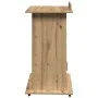 Podio de Conferencia con Ruedas de madera de roble artesanal | Foro24.es | Tu tienda online para hogar, jardín y más Foro24.es