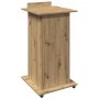 Podio de Conferencia con Ruedas de madera de roble artesanal | Foro24.es | Tu tienda online para hogar, jardín y más Foro24.es