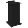 Podio de Lectura con Ruedas de Madera de Roble Negro de , Escritorios - Ref: Foro24-862299, Precio: 135,56 €, Descuento: -5%%